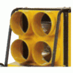 4514.117 Panel wylotu powietrza 4-drożny Ø 270 mm [ BV470 ] 
