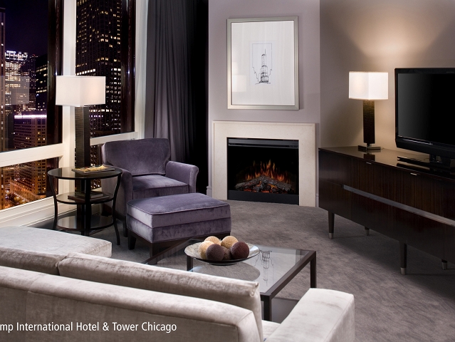 Apartamenty Hotelu Trump Tower w Chicago, USA 